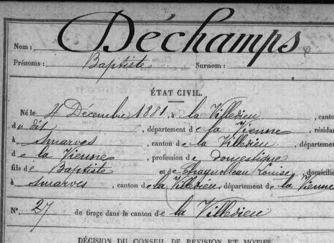 livret militaire