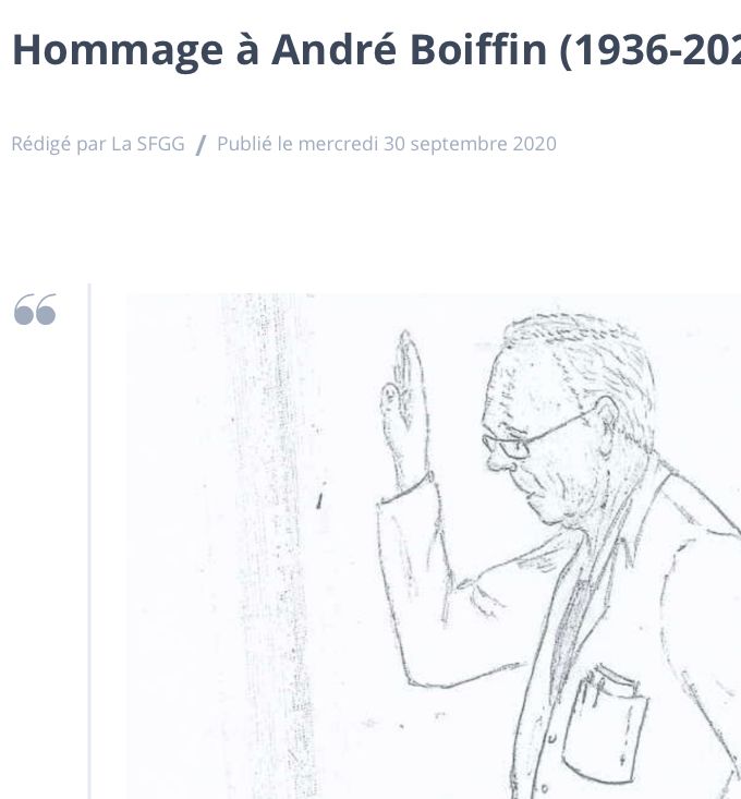 dessin réalisé par un des soignants de son service