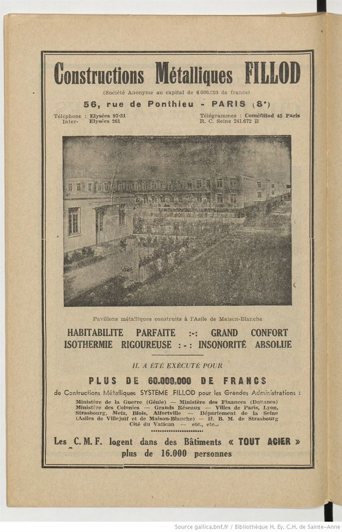 L’aliéniste , 1940 Michel Caire district