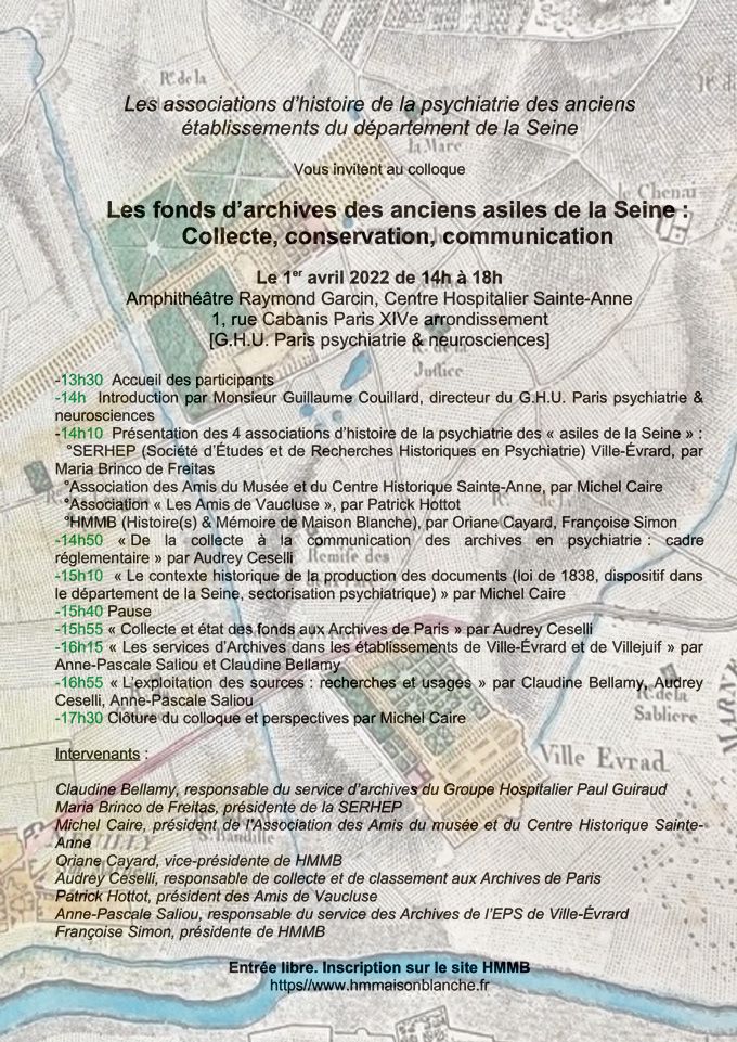Programme du colloque 1/04/2022