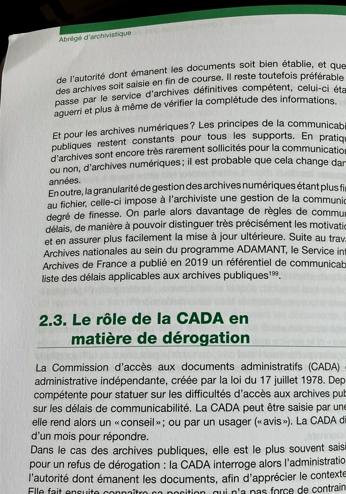 Abrégé d’archivistique